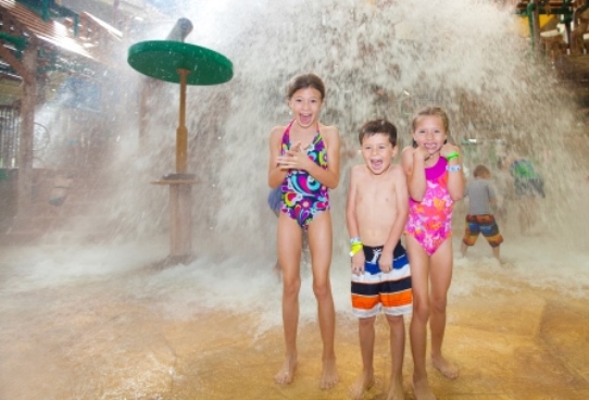 Tipping Bucket at Great Wolf Lodge in Texas