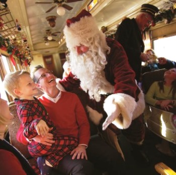 Santa and the Grapevine North Pole Express