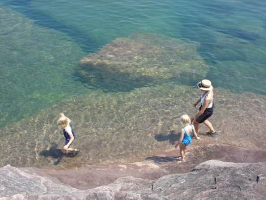 Big Bay State Park on Lake Superior Apostle Islands Wisconsin