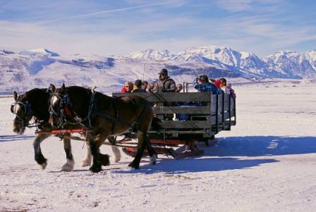 NWR Winter Sleigh Ride Wyoming