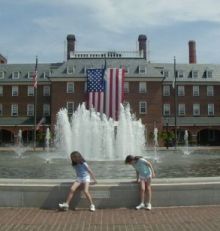Alexandria Virginia Town Square Fountain