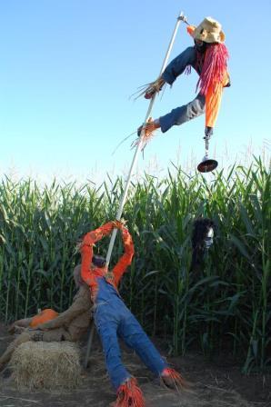 Dell'Osso Farms Scarecrows near Lathrop, California