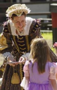 New York renaissance Fair Royalty with Child by  Lars Lunde