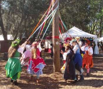 Ren Fest May Pole Dance Family Travel Files