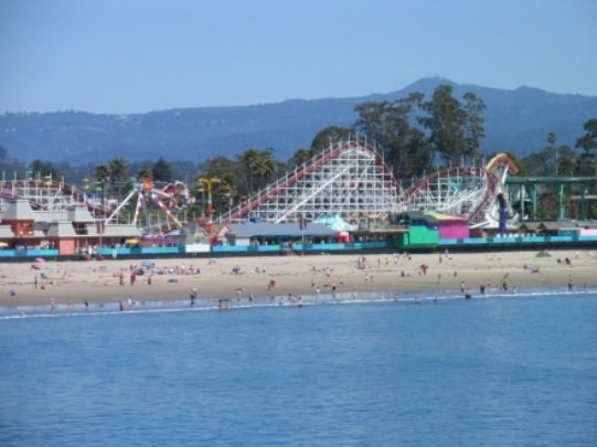 Santa Cruz Boardwalk Dipper Thrills and Sea Views